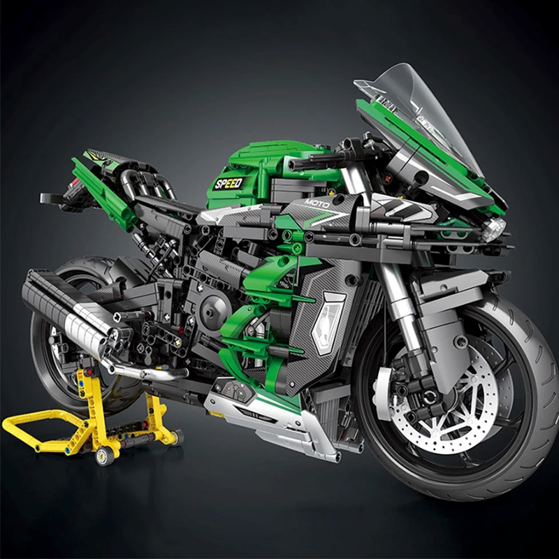 Green Motorbike 2087pcs mySite