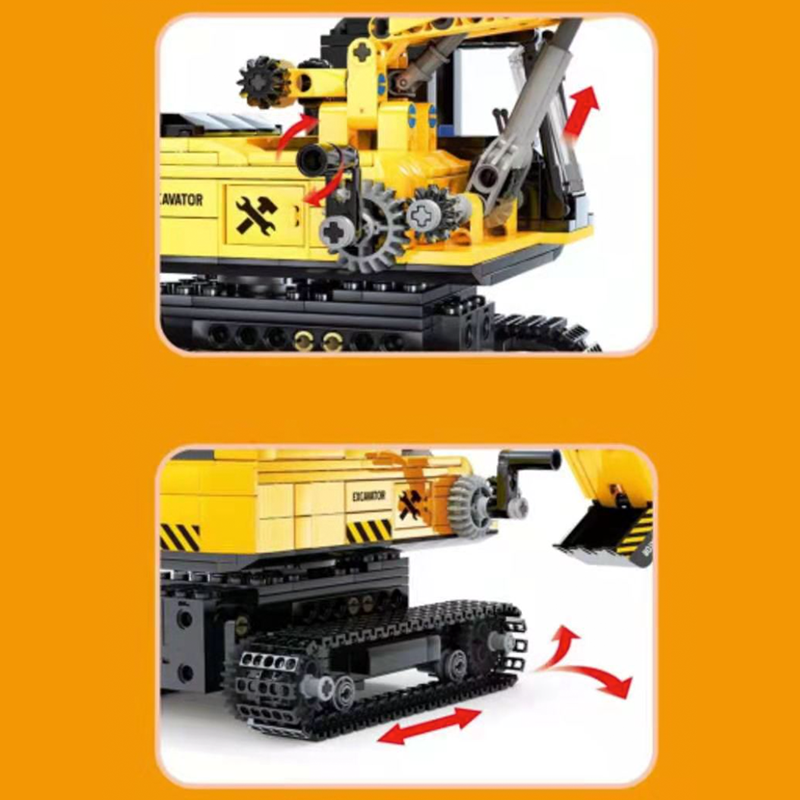 Remote Controlled Excavator 723pcs mySite