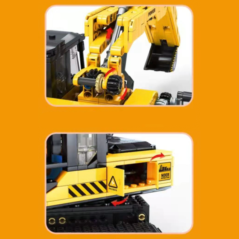 Remote Controlled Excavator 723pcs mySite