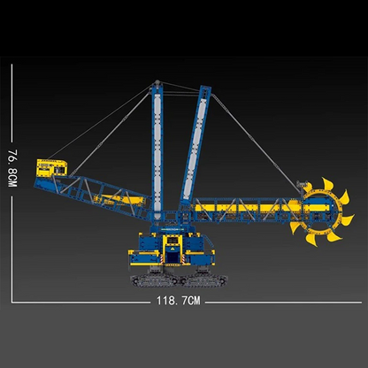 Remote Controlled Bucket Wheel Excavator 4587pcs mySite