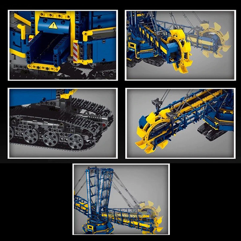 Remote Controlled Bucket Wheel Excavator 4587pcs mySite