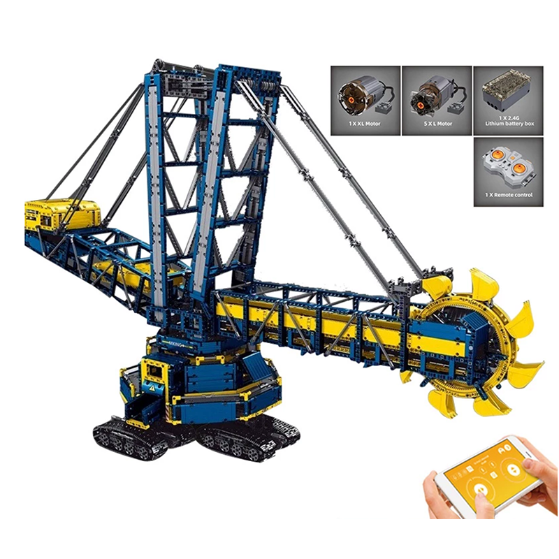 Remote Controlled Bucket Wheel Excavator 4587pcs mySite