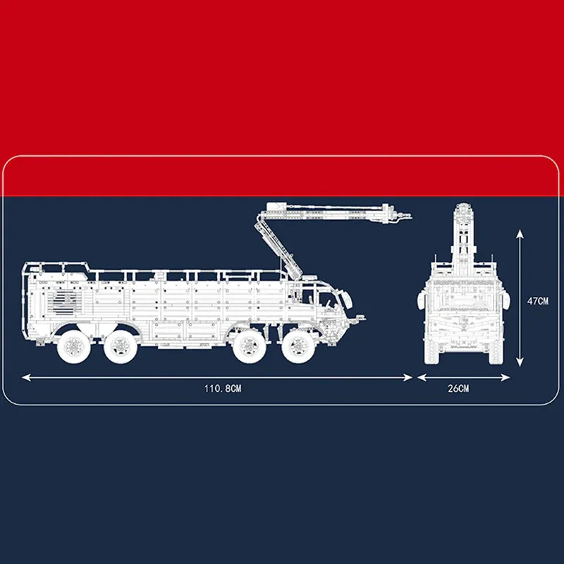 Airport Firetruck 6653pcs - RBrickstem®