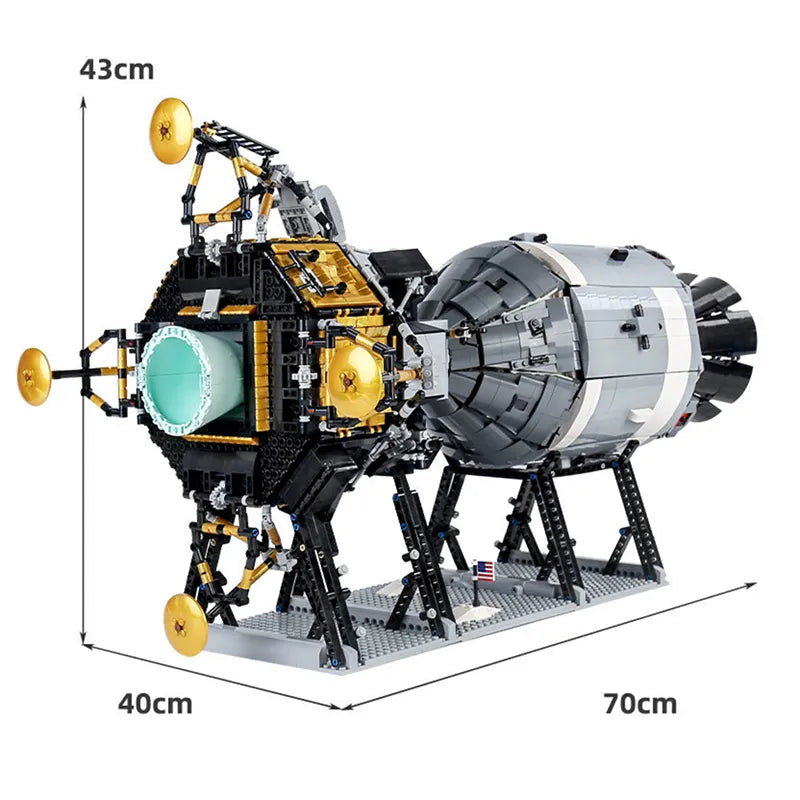 Apollo Spacecraft 7011pcs - RBrickstem®