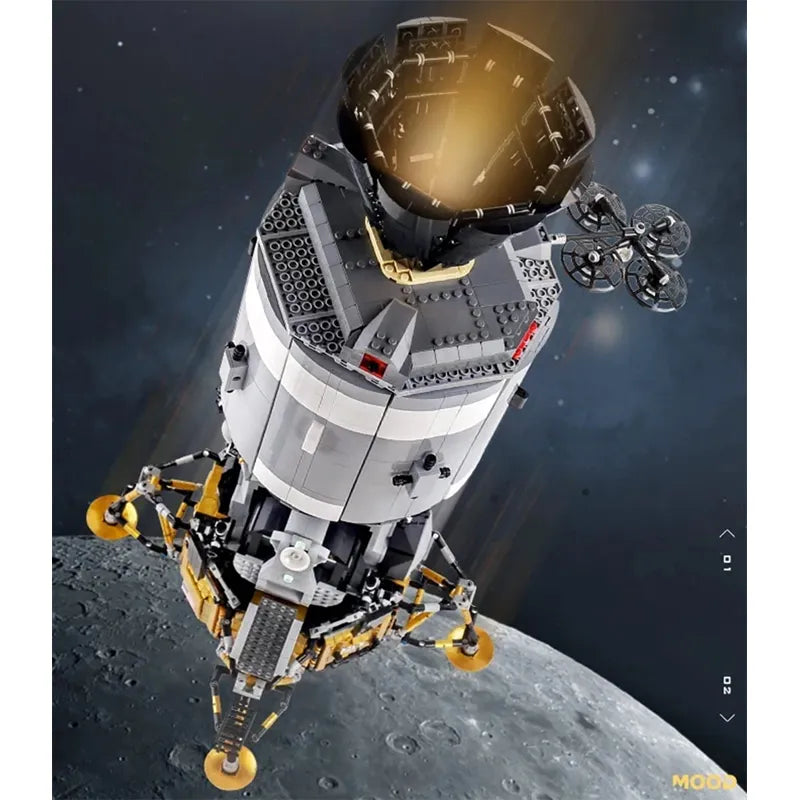 Apollo Spacecraft 7011pcs - RBrickstem®