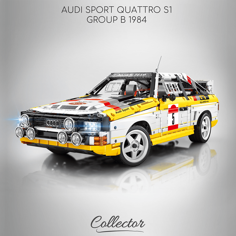 Audi Rally Quattro S1 Group B 1984 | 1:8 Scale 3886 pcs