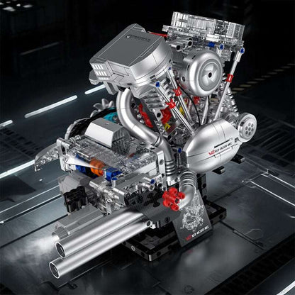 Motorised V2 Bike Engine 866Pcs