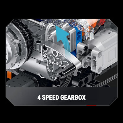 Motorised V2 Bike Engine 866Pcs