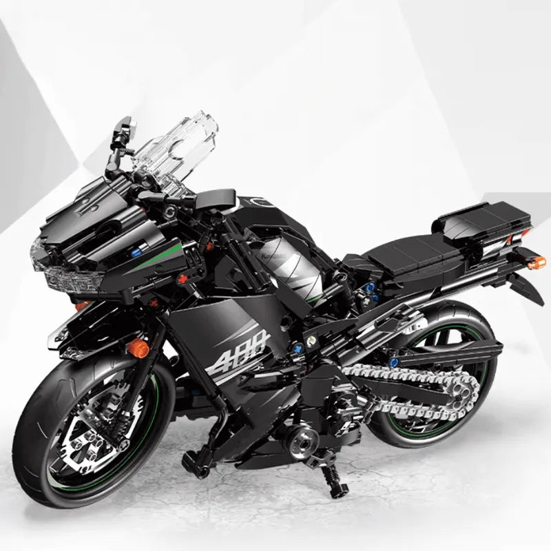 Black Sports Bike 911pcs - RBrickstem®