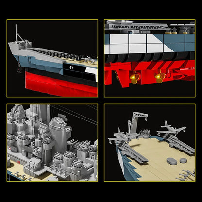 The USS Montana Battleship 2955Pcs