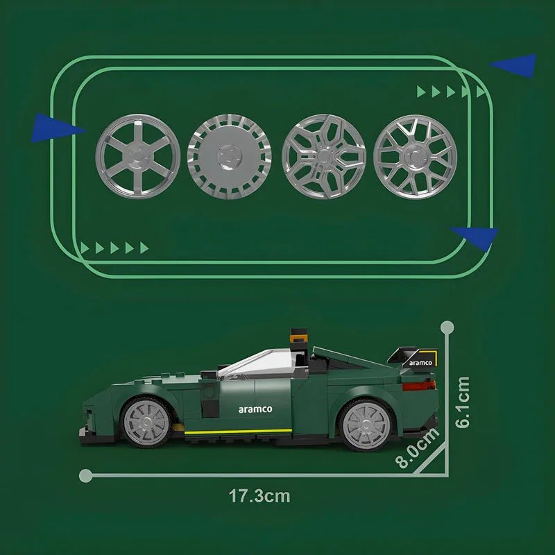 BRITISH F1 SAFETY CAR 352PCS - RBrickstem®