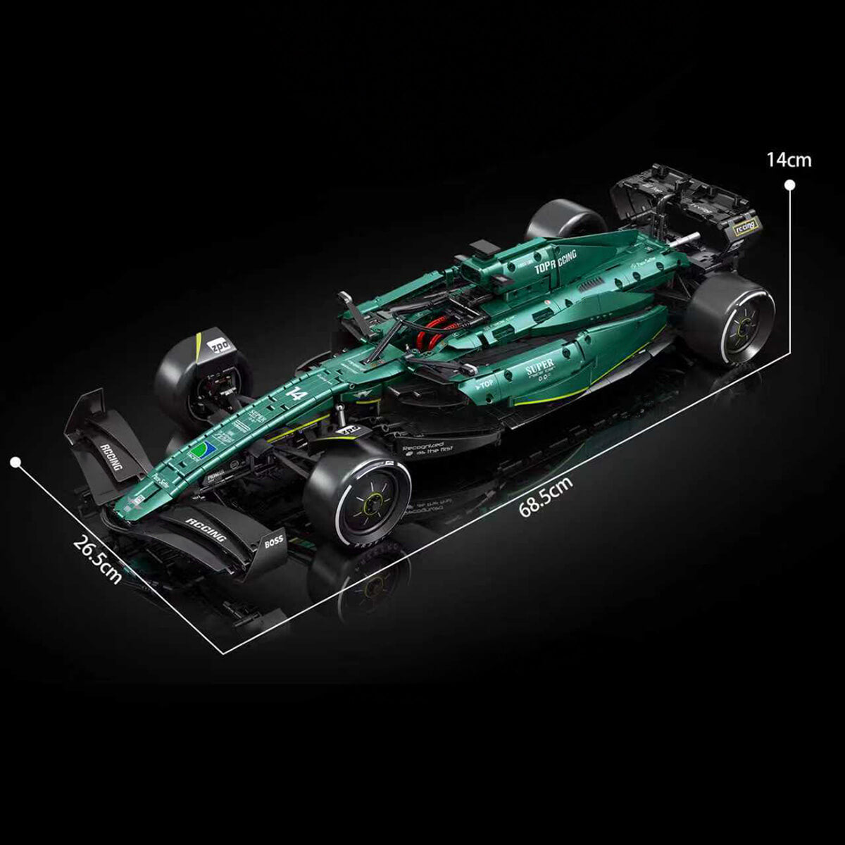 Remote Controlled British Racing Green 1959Pcs - RBrickstem®