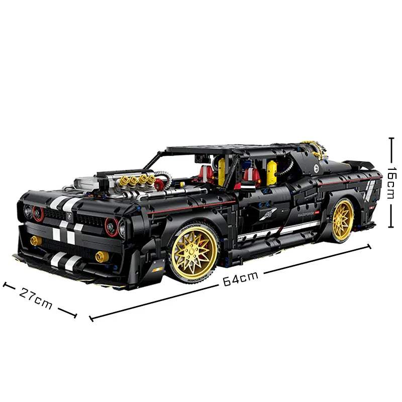 The All American V8 Muscle Car 3750pcs - RBrickstem®