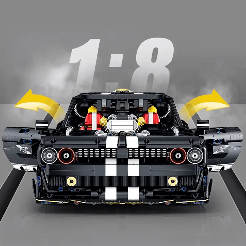 The All American V8 Muscle Car 3750pcs - RBrickstem®