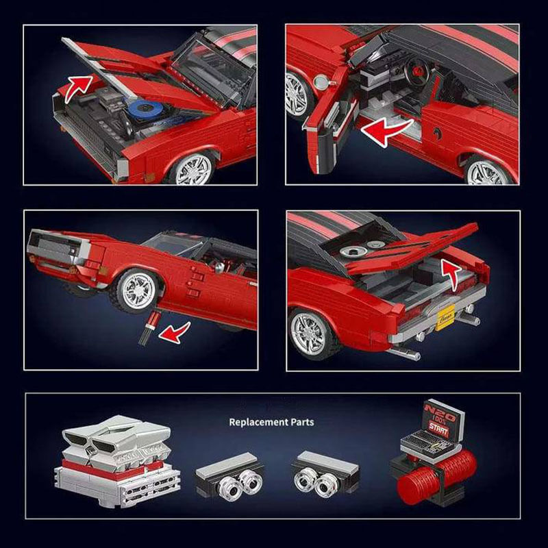 Classic American Muscle 1868pcs mySite