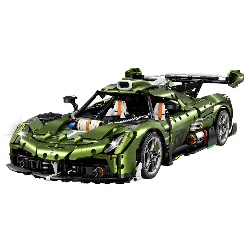 CHROME EDITION SWEDISH HYPERCAR 3840PCS - RBrickstem®