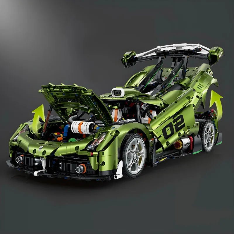 CHROME EDITION SWEDISH HYPERCAR 3840PCS - RBrickstem®