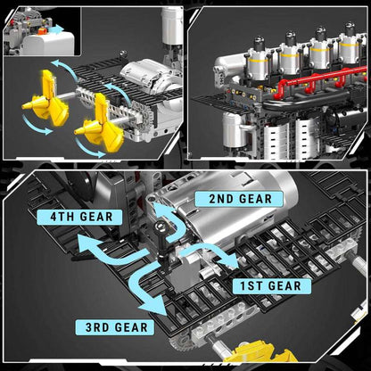 Dual Propeller Marine Diesel Engine 3221Pcs