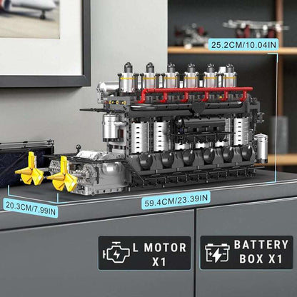 Dual Propeller Marine Diesel Engine 3221Pcs