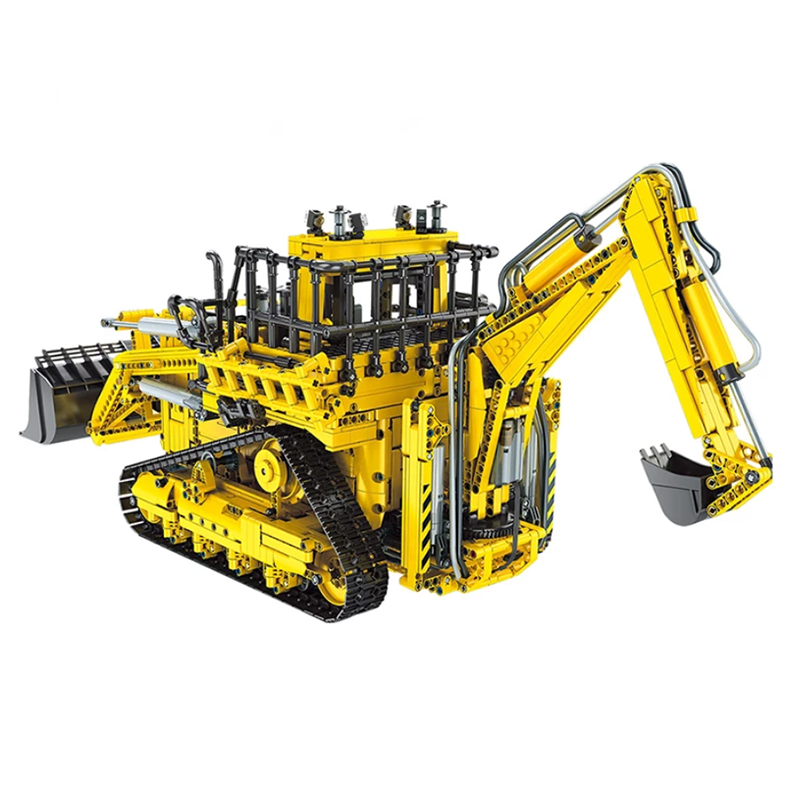 Remote Controlled Pneumatic Backhoe Loader 3962pcs mySite