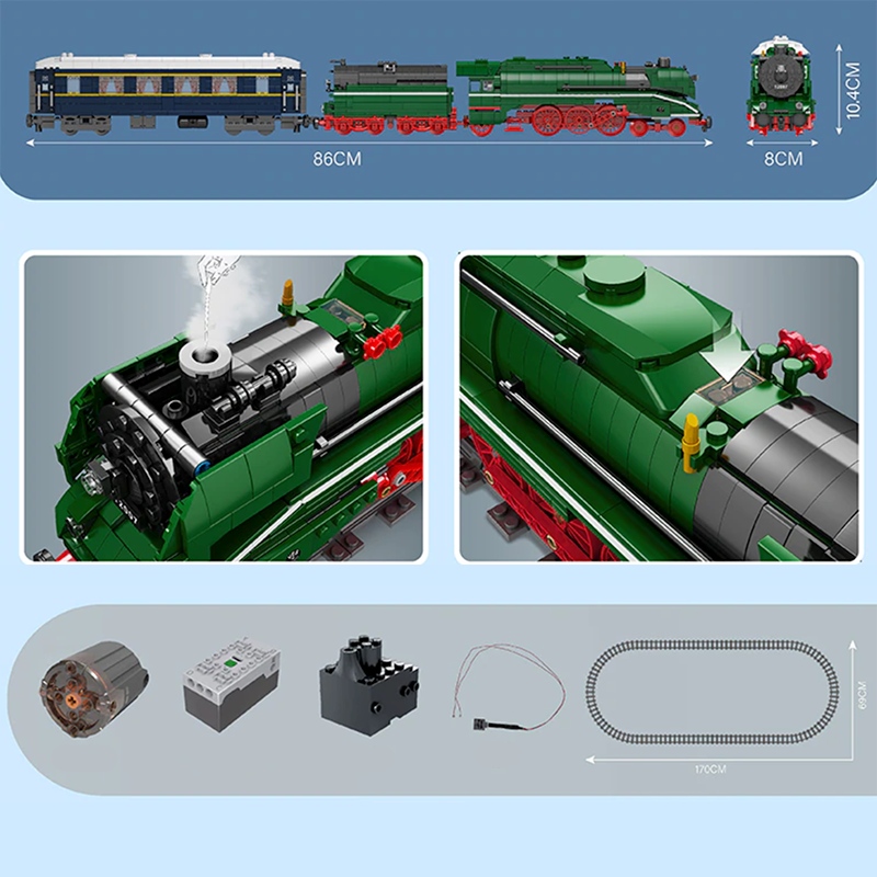 BR18 201 German Express 2347pcs mySite