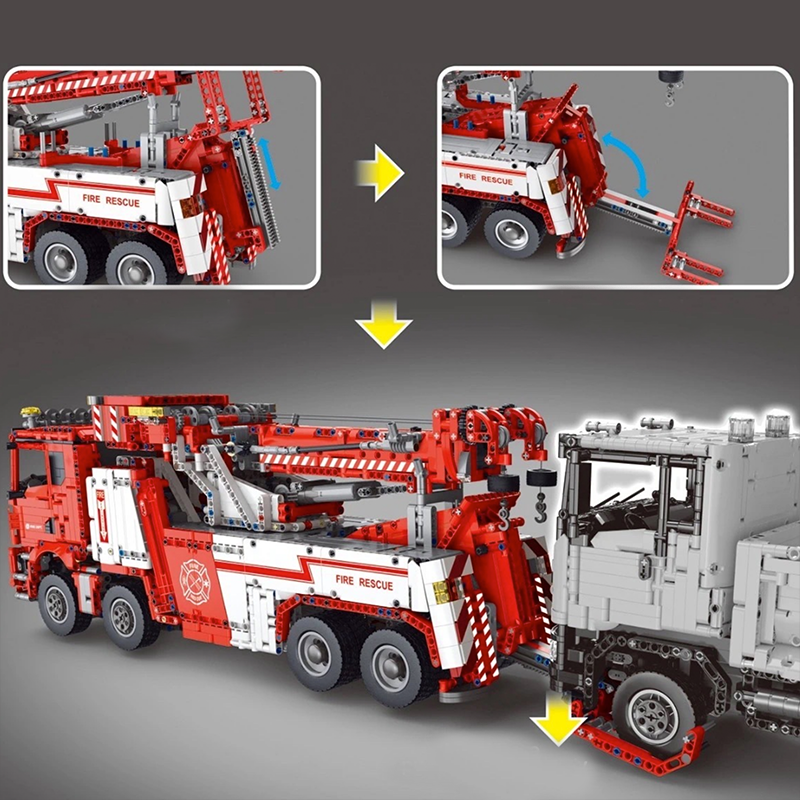 Remote Controlled Fire & Rescue Truck 4419pcs mySite