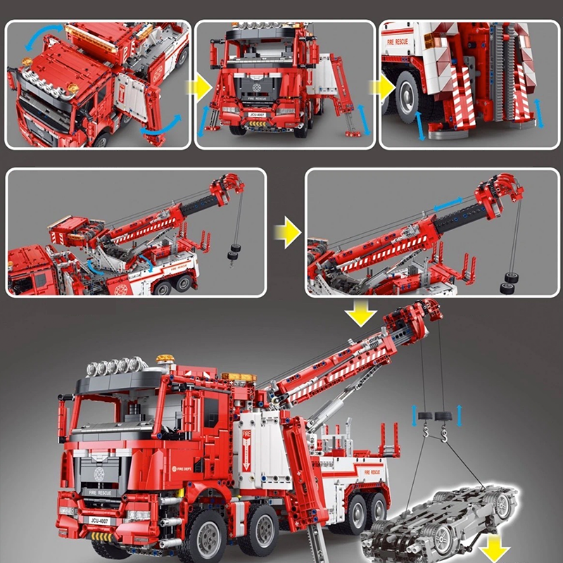 Remote Controlled Fire & Rescue Truck 4419pcs mySite