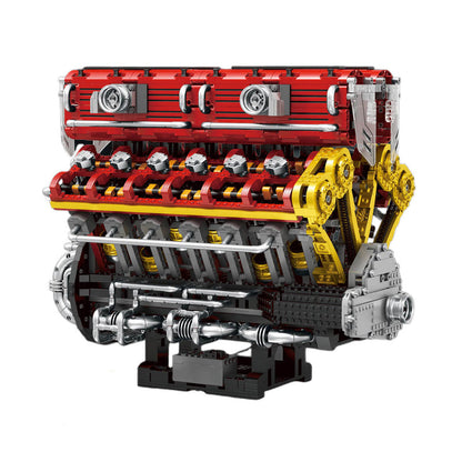 The Ultimate Italian Supercar V12 Engine 4718Pcs - RBrickstem®