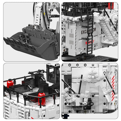 The Ultimate Motorised Heavy-Duty Excavator 3566Pcs