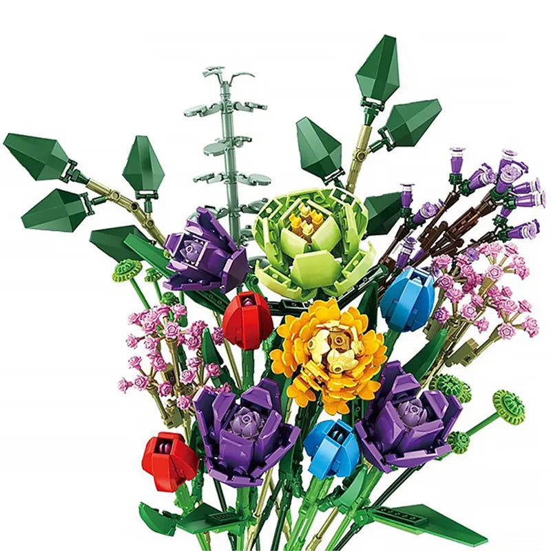 Flower Bouquet 999pcs - RBrickstem®