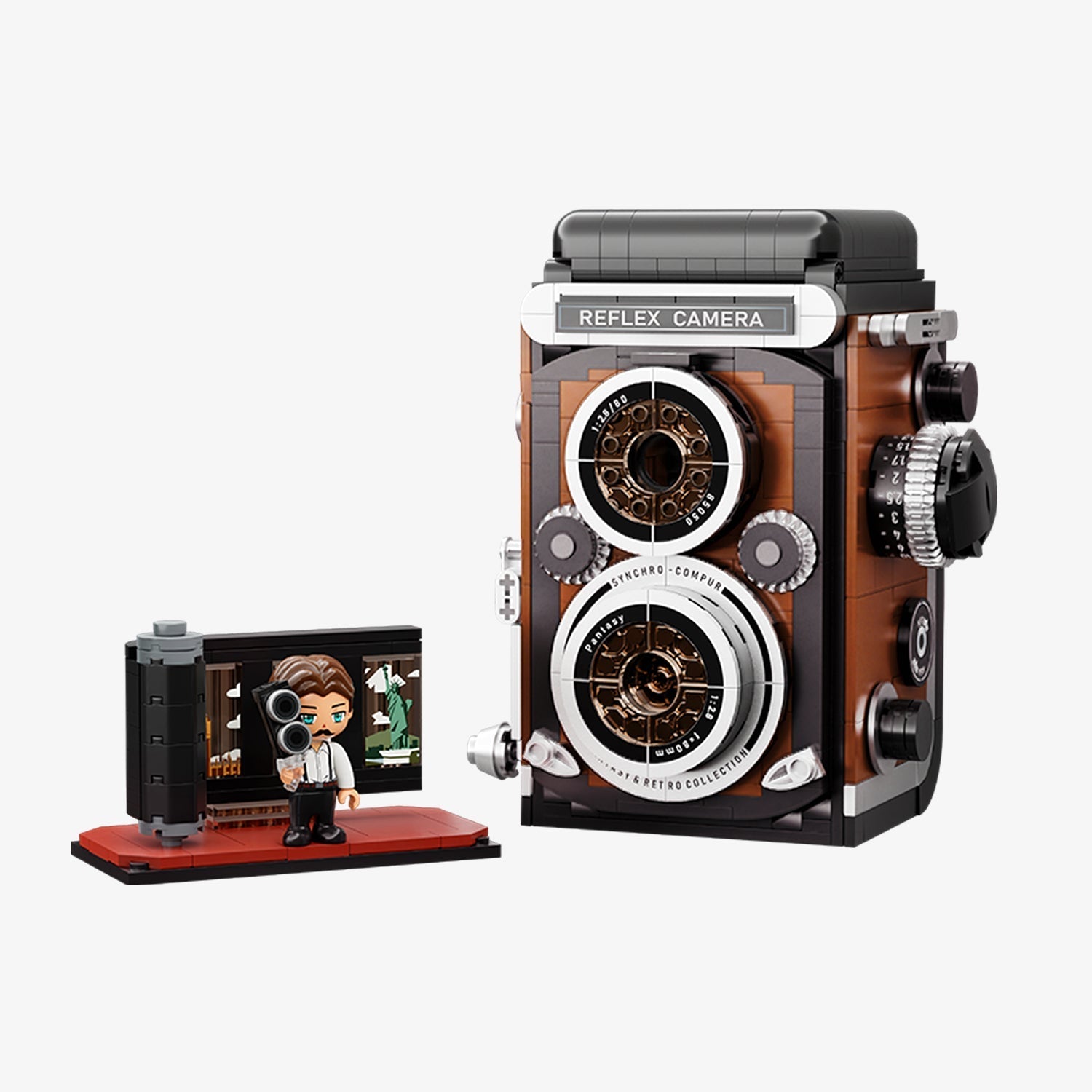 Fotocamera Reflex a Doppio Obiettivo - RBrickstem®