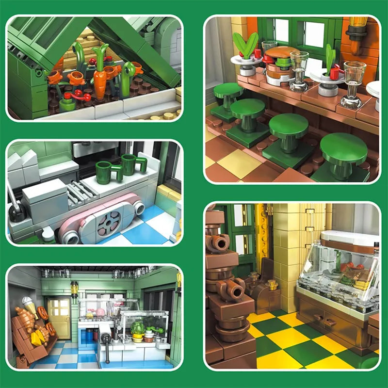 French Restaurant 3095pcs - RBrickstem®