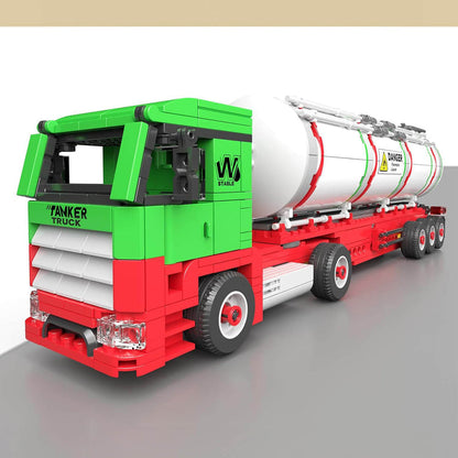 Fuel Tanker Truck 555Pcs - RBrickstem®