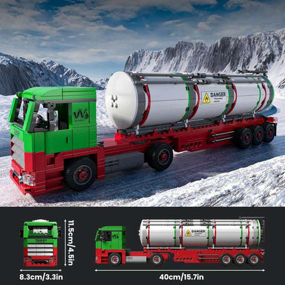 Fuel Tanker Truck 555Pcs