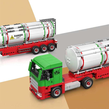 Fuel Tanker Truck 555Pcs