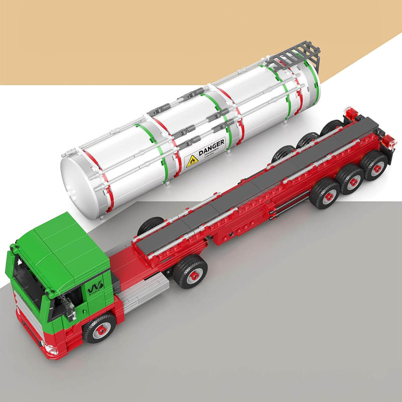 Fuel Tanker Truck 555Pcs - RBrickstem®