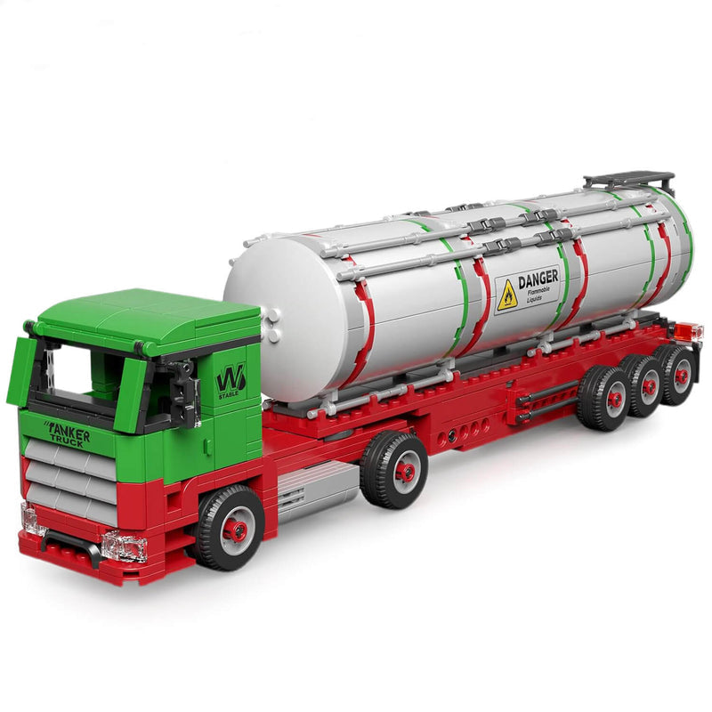 Fuel Tanker Truck 555Pcs - RBrickstem®