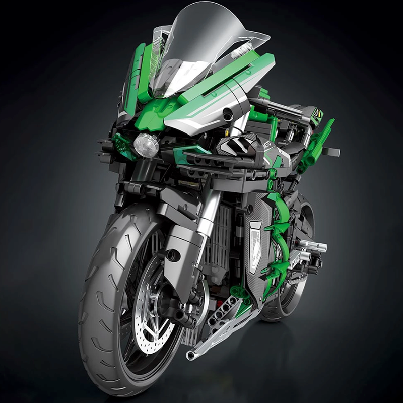 Green Motorbike 2087pcs mySite