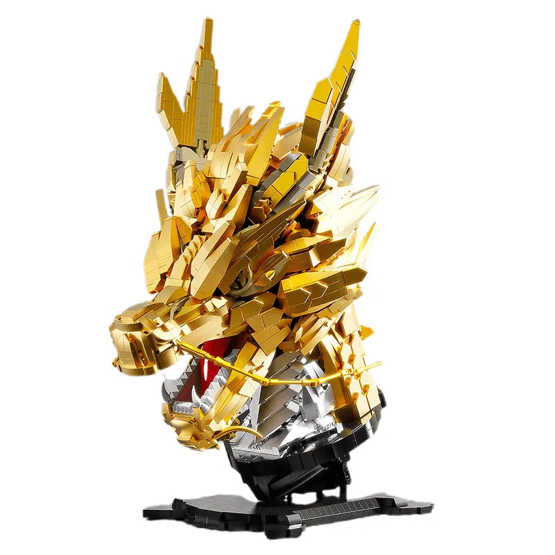 Gold Edition Dragon Head 2571pcs - RBrickstem®