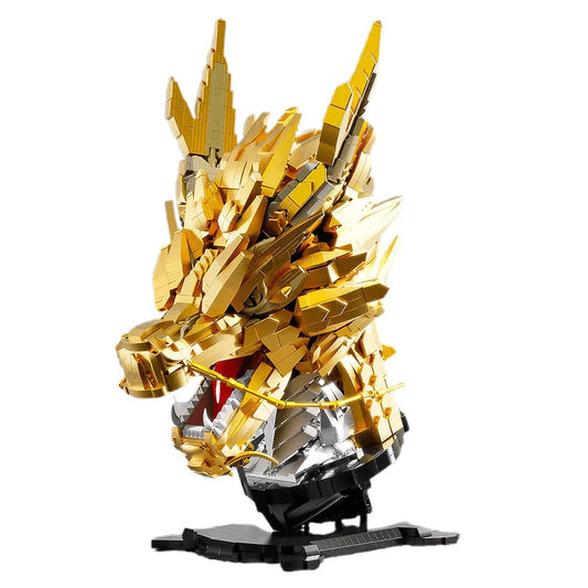 Gold Edition Dragon Head 2571pcs - RBrickstem®