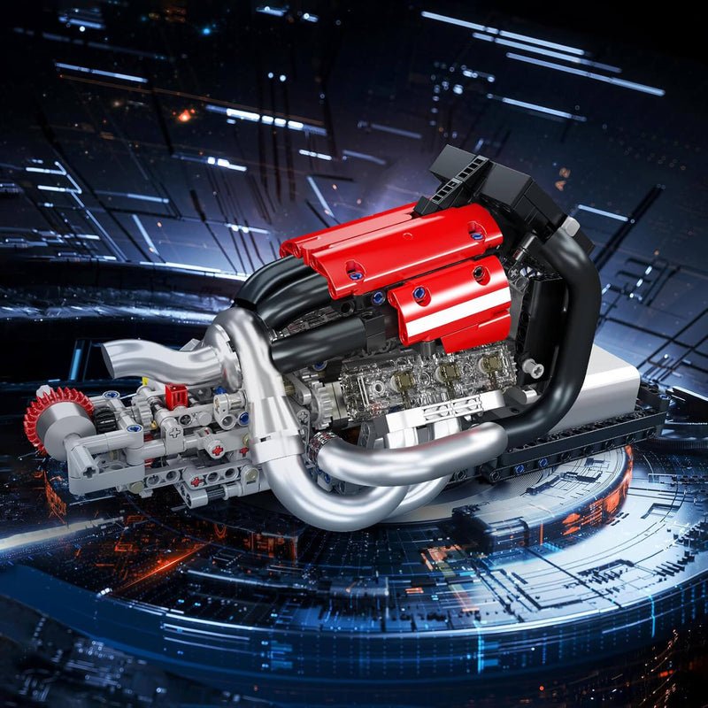 Grand Prix Race Car Engine 979Pcs - RBrickstem®