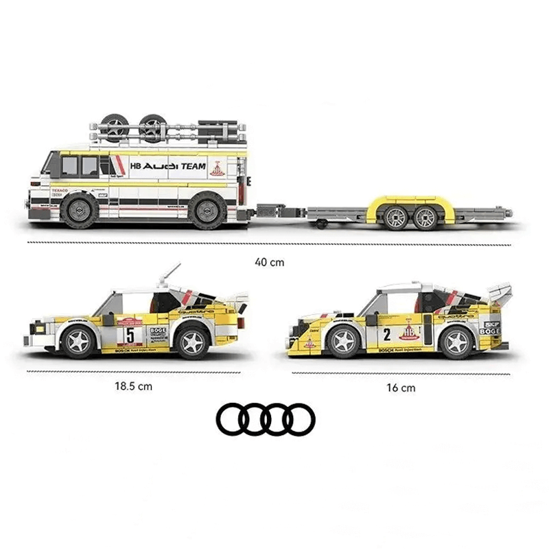 HB Audi WRC Team 1361pcs - RBrickstem®