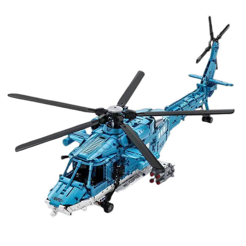 Heavy - Duty Military Helicopter 1710Pcs - RBrickstem®