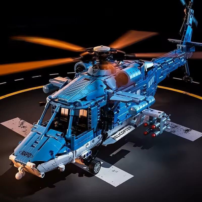 Heavy - Duty Military Helicopter 1710Pcs - RBrickstem®