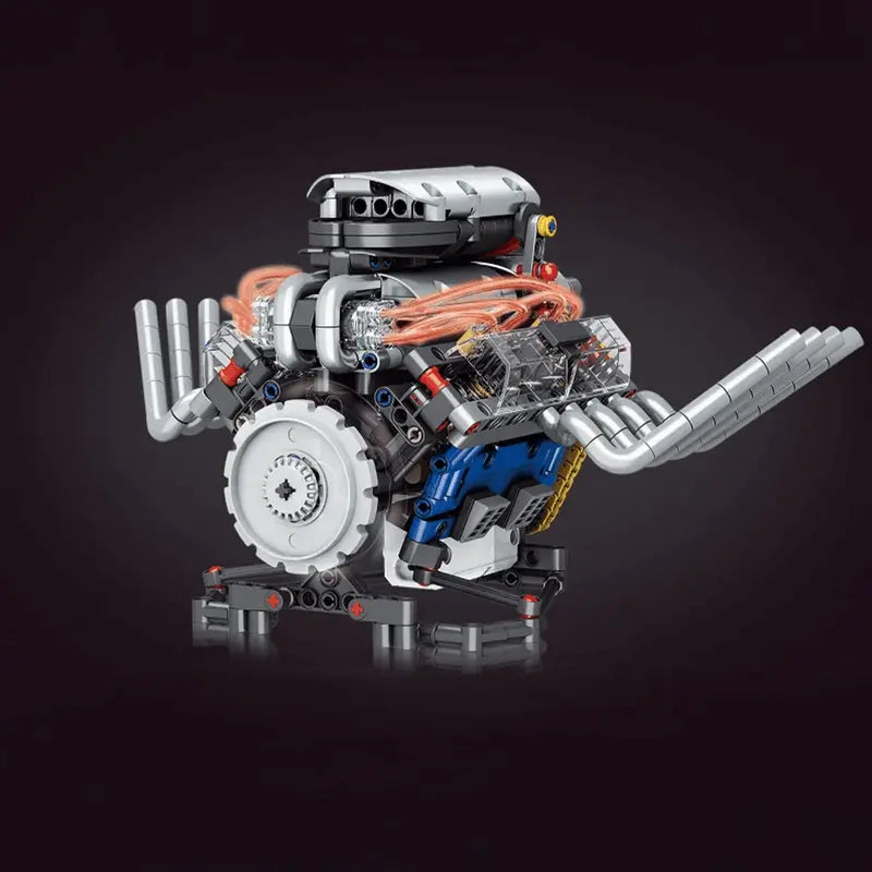 Motorised Hot Rod V8 664pcs - RBrickstem®