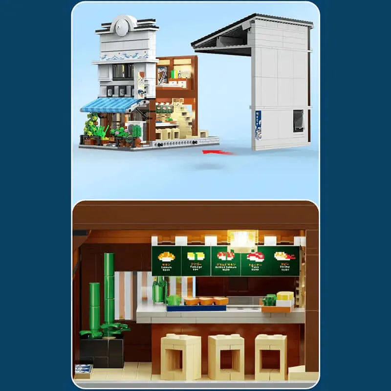 Japanese Sushi Shop 1664pcs - RBrickstem®