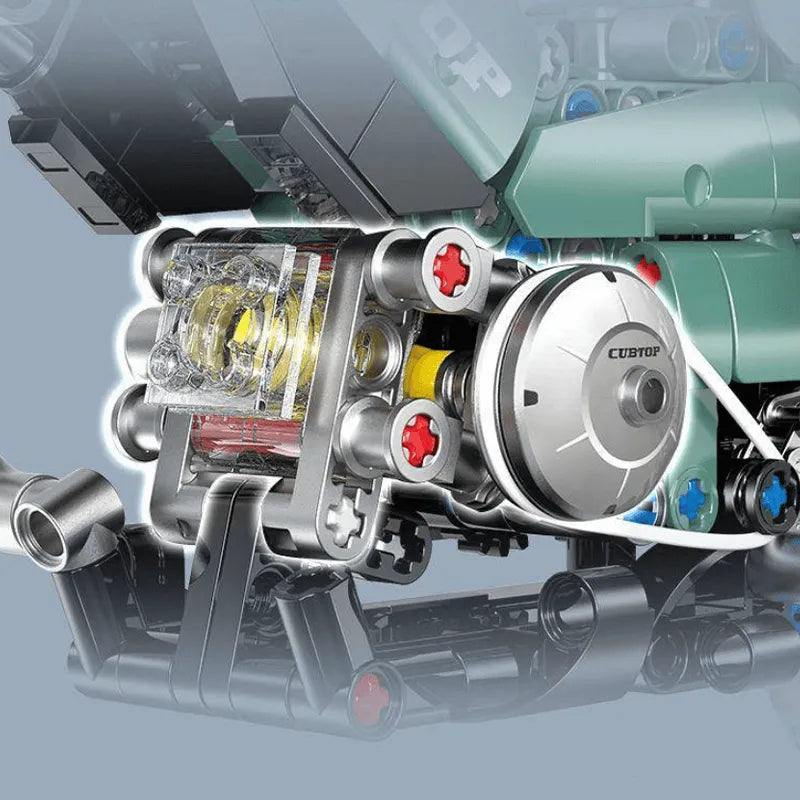 JDM 125cc Bike 627pcs - RBrickstem®