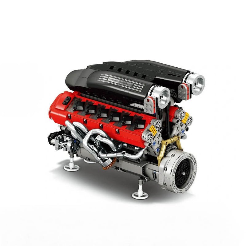 Legendary Prancing Horse V12 Engine 1239Pcs - RBrickstem®