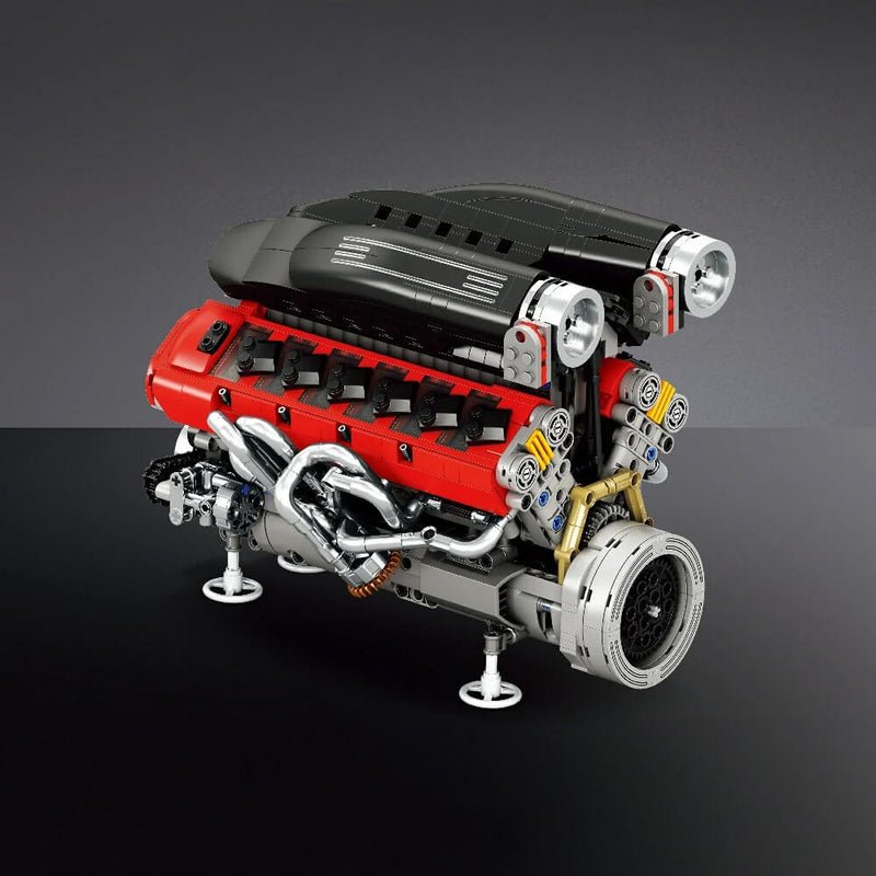 Legendary Prancing Horse V12 Engine 1239Pcs - RBrickstem®