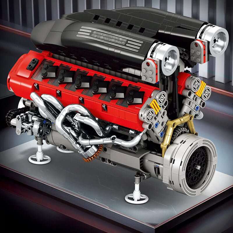 Legendary Prancing Horse V12 Engine 1239Pcs